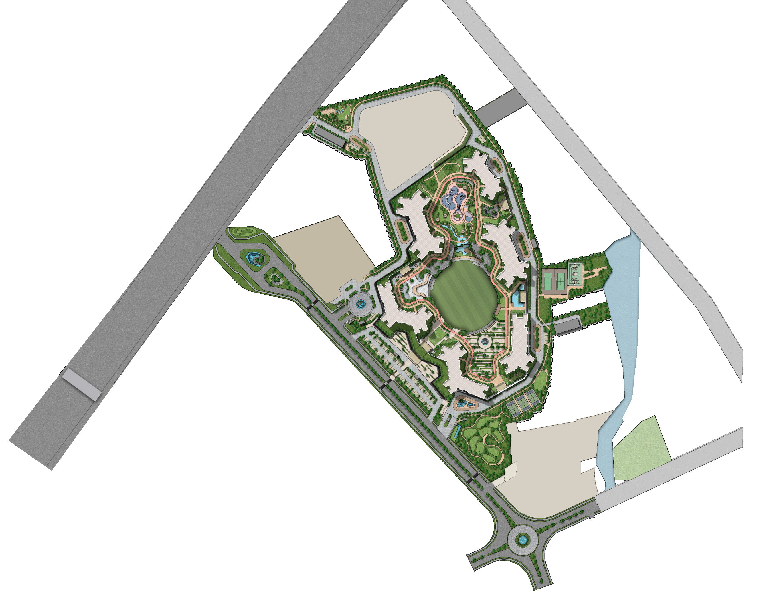SOBHA OneWorld master plan layout